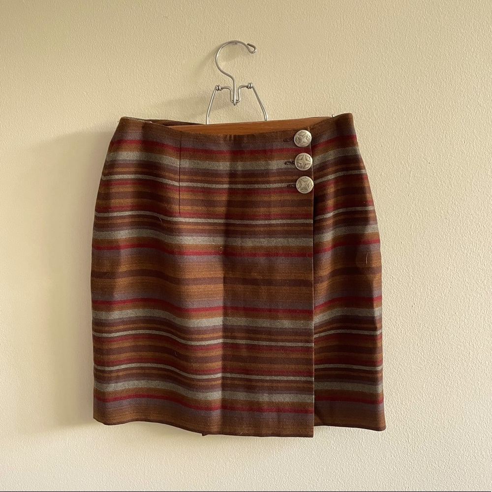 Vintage Ralph Lauren western style wrap skirt